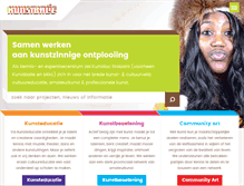 Tablet Screenshot of kunstbalie.nl